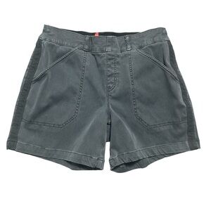 Spanx Twill Stretch 6” Shorts Dark Gray Size Medium